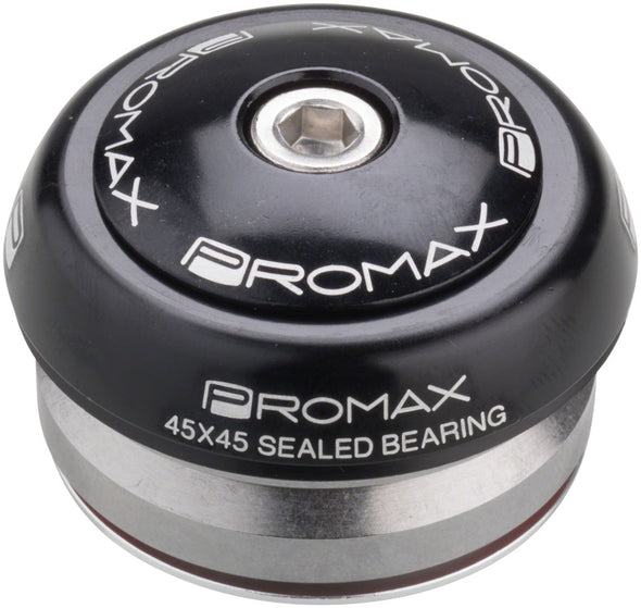 Promax Alloy Sealed Integrated 1' and 1-1/8" Headset Black