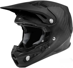 Fly Racing Formula Carbon Helmet-Matte Black Carbon Size Medium